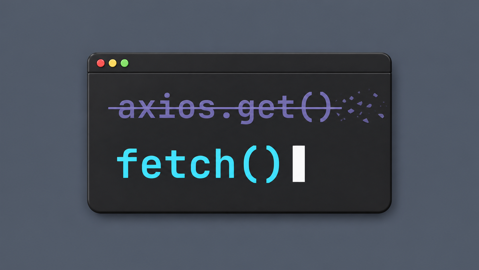 잘가 Axios, 어서와 Fetch | API 요청 리팩토링